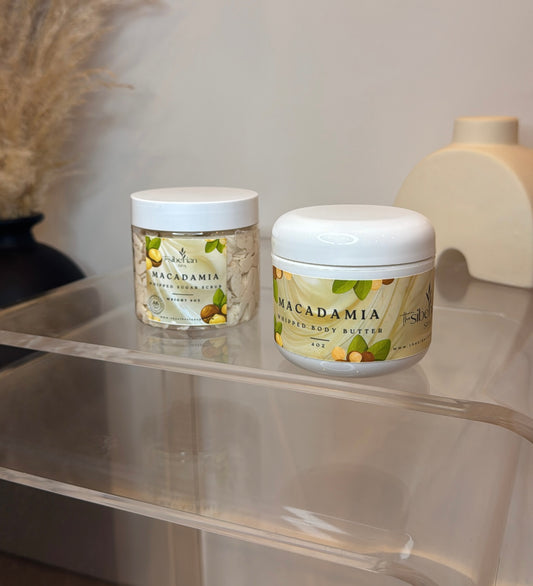 Beurre Corporel Fouetté à la Macadamia BIO  Hydratation Intenses 125 ml